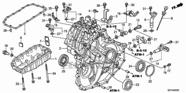 CVT Transmission Case for 2012 Honda CR-Z #0