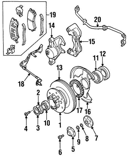 Anti-Lock Brakes for 2000 Isuzu Rodeo #1