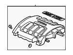 17121RGWA00 - : Engine Cover for Honda: Odyssey Image