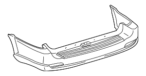 521590C902 - : Cover Rear Bumper for Toyota Image