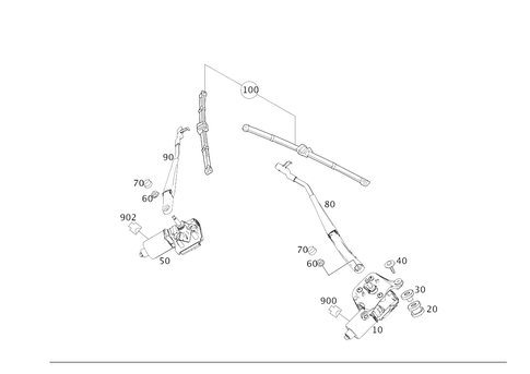 Pane Wiper for 2020 Mercedes-Benz AMG GT R #0