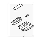 928702D000ZR - Body: Map Lamp Assembly for Hyundai: Elantra Image