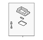 928002D000OI - : Dome Lamp Assembly for Hyundai: Elantra Image