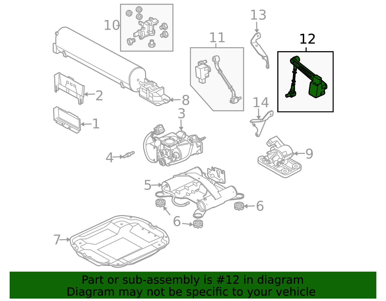 2010-2012 Land Rover Range Rover | Height Sensor | LR023653 | Express ...