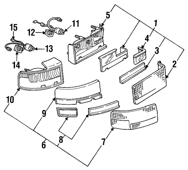16523467 - : Turn Signal Lamp for GM Image