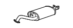 174300D460 - : Muffler &amp; Pipe for Toyota: Corolla Image
