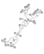 6503839 - Exhaust: Hex Head Bolt And Coned Washer for Chrysler: 200, 300, Pacifica, Voyager | Dodge: Challenger, Charger, Dart | Jeep: Cherokee | Ram: 2500, 3500 Image
