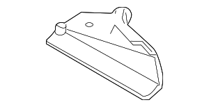 95534148300 - Suspension: Shield for Porsche Image