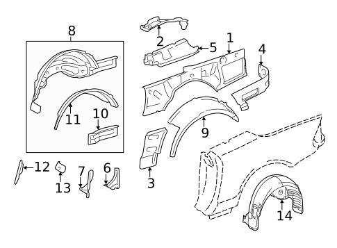Inner Structure for 2009 Mercedes-Benz SL63 AMG #0