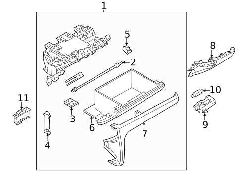 Glove Box for 2013 BMW 128i #0