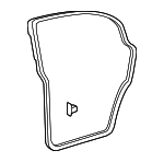 6787153030 - Body: Surround Weather-strip for Lexus: IS F, IS250, IS350 Image