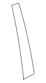 7576253010 - Body: Frame Molding for Lexus: IS F, IS250, IS350 Image