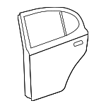 6700453061 - Body: Door Shell for Lexus: IS F, IS250, IS350 Image