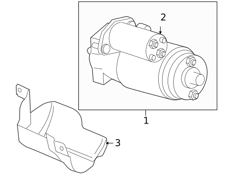 Starter for 2004 Nissan Altima #1