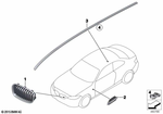 51138077499 - : Molding Left for BMW Image
