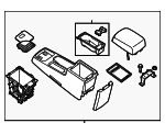 96910ZT82A - : Console Assembly for Nissan Image