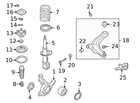Shocks & Struts for 2000 Mazda MPV #0