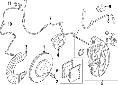 Front Brakes for 2025 BMW M440i xDrive #1