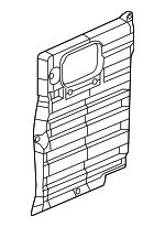 25723594 - : Black Driver Side Intermediate Side Door Trim Panel for Chevrolet: Express 1500, Express 2500, Express 3500 | GMC: Savana 1500, Savana 2500, Savana 3500 Image