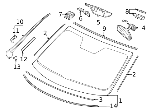 Wipers for 2024 Honda Passport #2