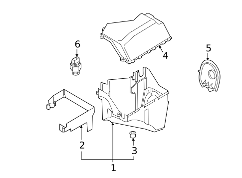 Electrical Components for 2003 BMW 325i #1