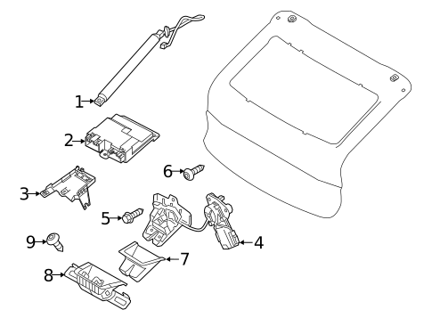 Liftgate for 2026 Volvo EC40 #1