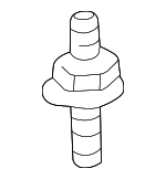 N90536101 - Body: Fender Bolt for Volkswagen: Cabrio, Golf, Jetta Image