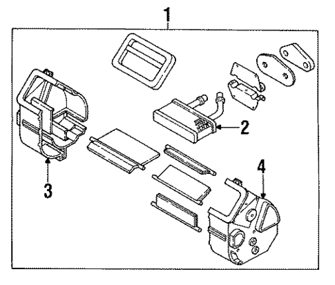 Heater for 1993 Mazda MX-3 #0