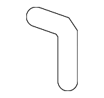 19106RSAG00 - Cooling System: Overflow Hose Joint for Honda: Accord, Accord Crosstour, Civic, CR-V, Crosstour, Fit, Insight, Odyssey, Passport, Pilot, Ridgeline Image