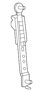 898P0S1000 - Body: Seat Belt Lap And Shoulder Belt Bracket for Kia Image