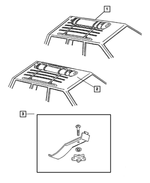 82204699 - Mopar Accessories - Component Parts: Wind/surf Boards Carrier Kit for Mopar Image