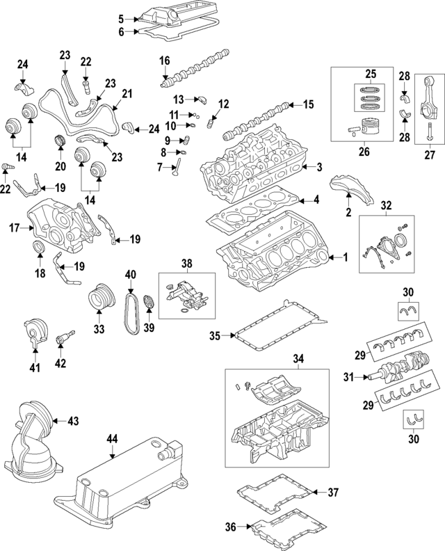 11122120714 - Engine: Cylinder Head for BMW Image