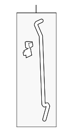 72613T6Z305 - : 2017-2023 Honda Ridgeline - Rod Set R Rear Door Latch for Honda: Ridgeline Image