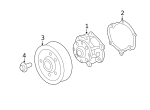 12709178 - Belts &amp; Cooling: Engine Water Pump for GM Image