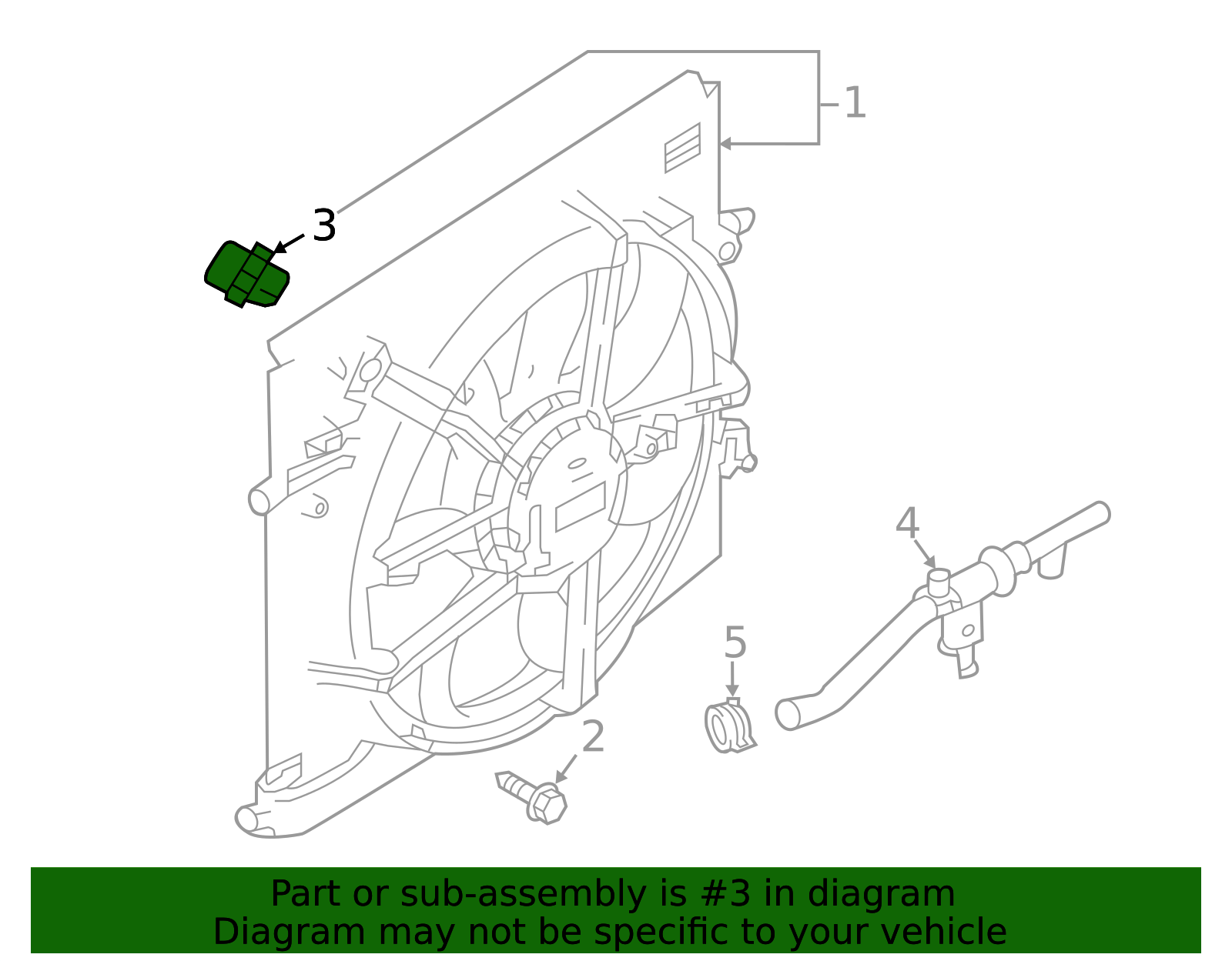 2017-2023 Nissan Fan Resistor 21493-4EA0A | My Nissan Part