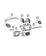 68159364AA - Interior Trim: Instrument Panel Applique for Mopar Image