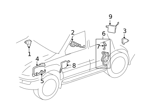 Ride Control Components for 2006 Lexus GX470 #0