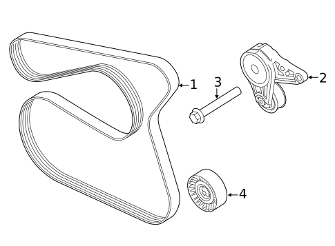 Belts & Pulleys for 2015 Ford Transit Connect #0