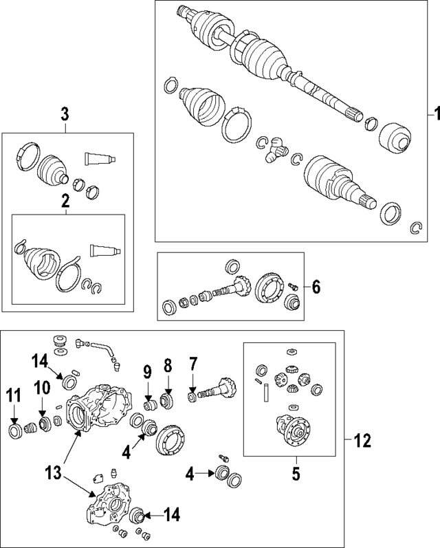 9036630099 - Transfer Case: Transfer Case Output Shaft Bearing for Toyota Image