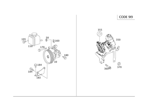 Power Steering Pump for 2009 Mercedes-Benz GL550 #0
