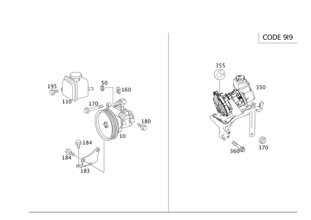 9941903 - Steering: Retaining Disk for Mercedes-Benz Image image