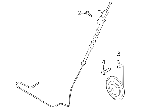 Horn for 2004 Kia Rio #0