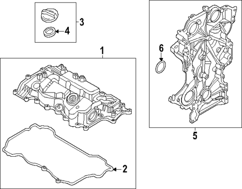 Valve & Timing Covers for 2025 Hyundai Kona #0