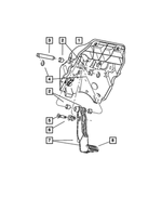 55351190AB - Clutch: Steering Column Bracket for Mopar Image