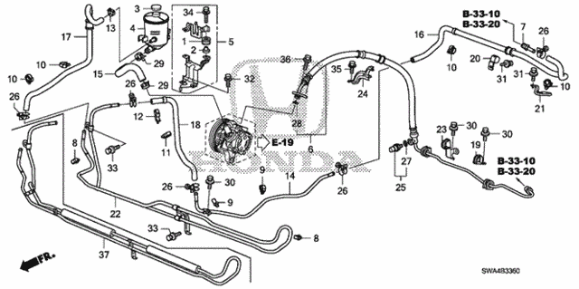 P.S. Lines for 2008 Honda CR-V #0