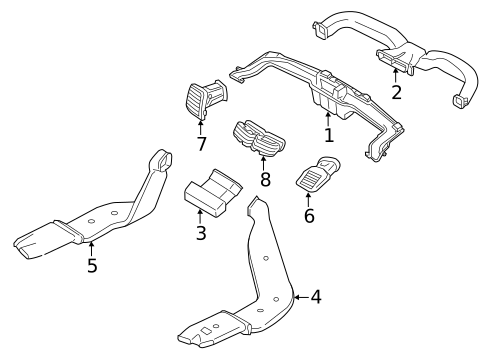 Ducts for 2015 Hyundai Accent #0