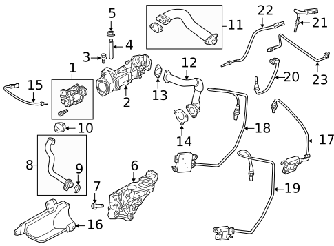 EGR & Related Components for 2014 Jeep Grand Cherokee #0