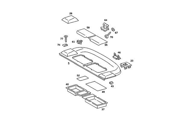66688518 - : Roller Blind for Mercedes-Benz Image