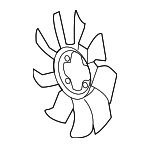 163610P381 - Cooling System: Fan Blade for Toyota Image