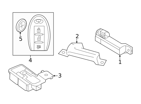 Keyless Entry Components for 2024 INFINITI QX55 #0